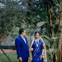 Couple in Blue